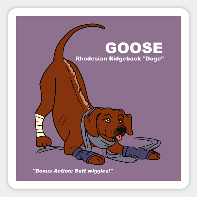 Rhodesian Ridgeback Rogue Magnet by DivineandConquer